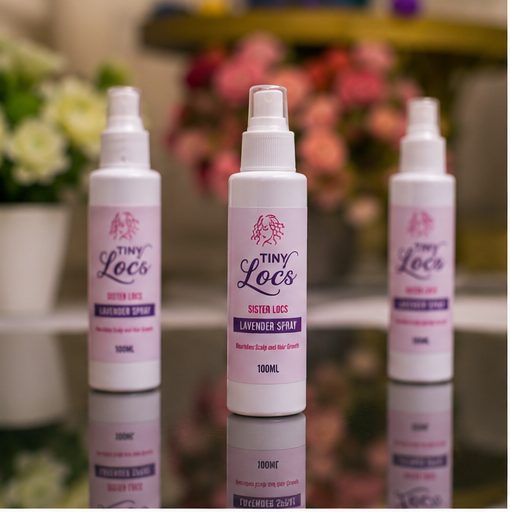 Tiny Locs Sister Locs Lavender Spray bottle